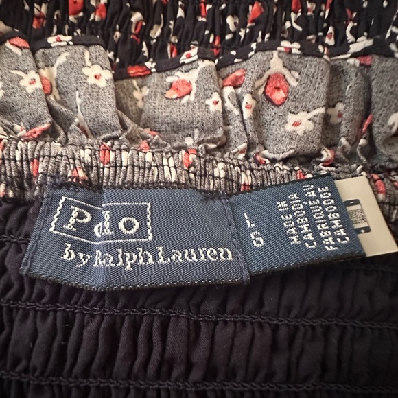 Polo Ralph Lauren Kezia Smocked Off The Shoulder Floral Top - Picture 11 of 11